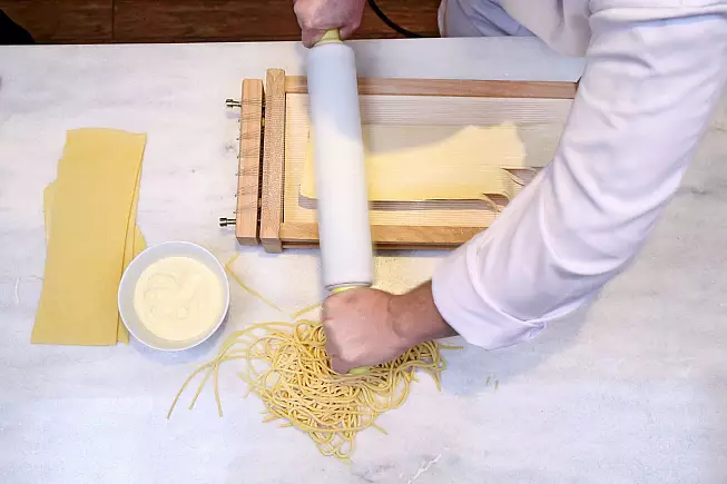 maccheroni alla chitarra