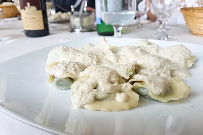 Pansotti alla genovese, procedimento
