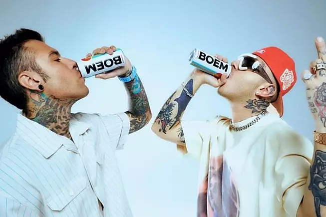 Social di Fedez e Lazza