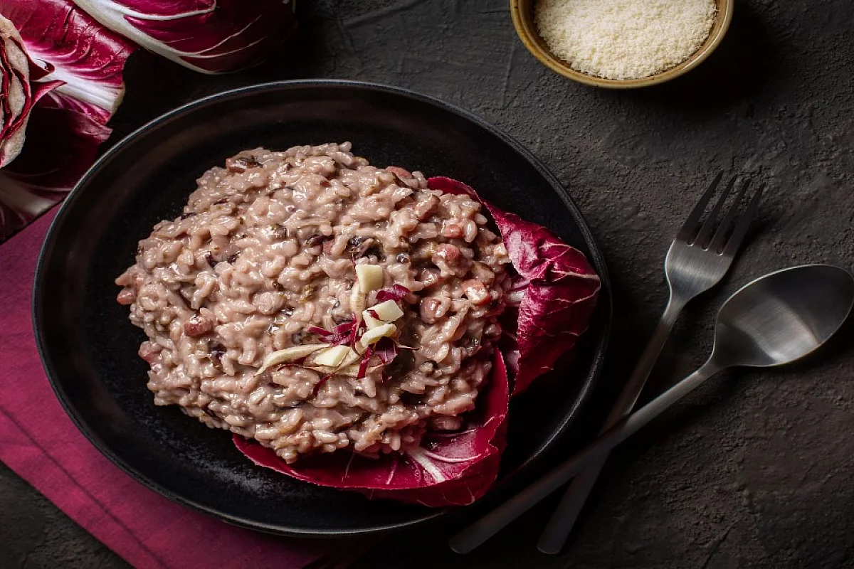 Risotto radicchio e gorgonzola