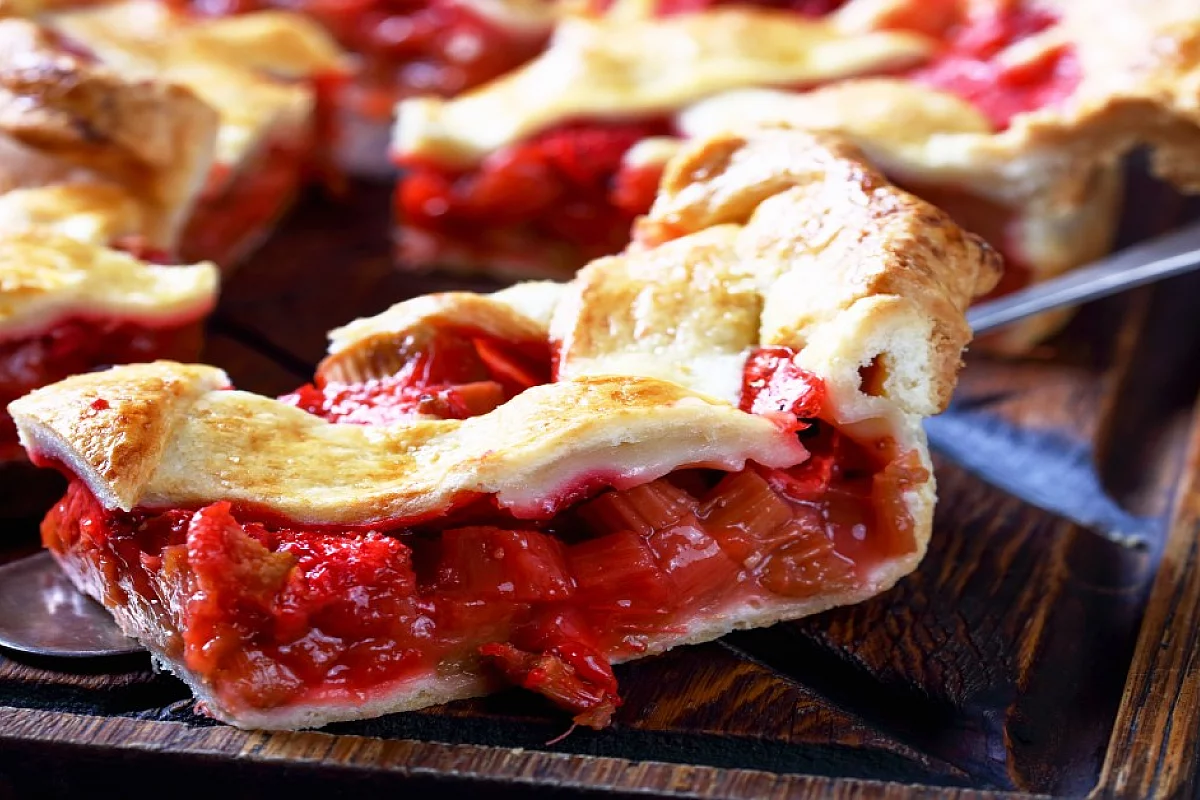 Crostata al rabarbaro