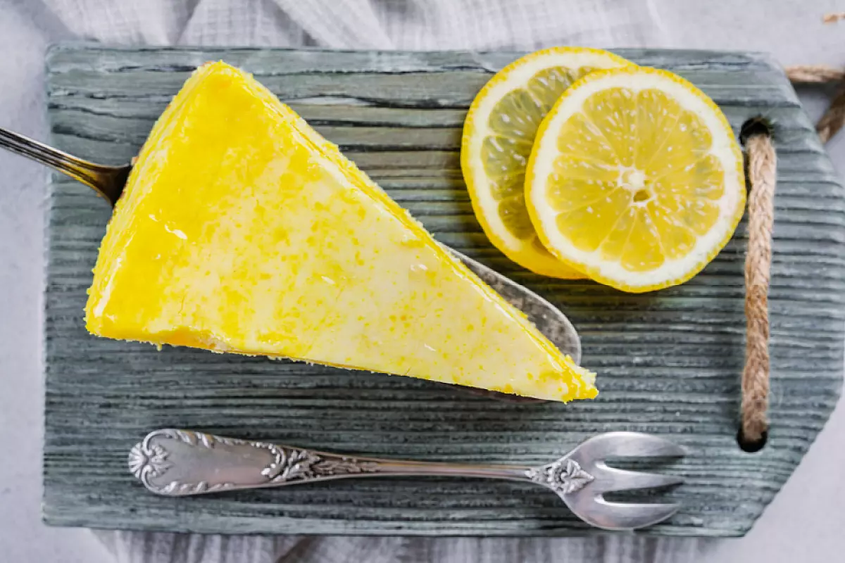 cheesecake al limone