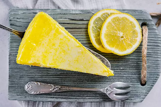 cheesecake al limone