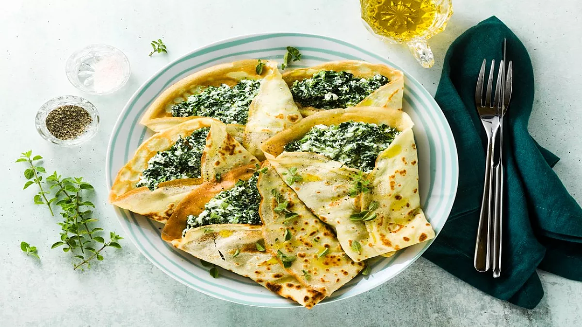 Crespelle ricotta e spinaci