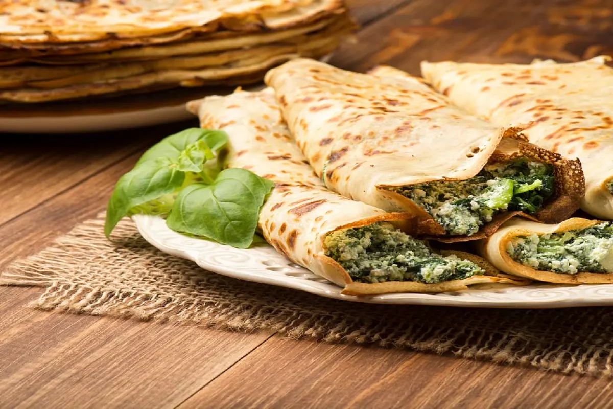 Crespelle ricotta e spinaci