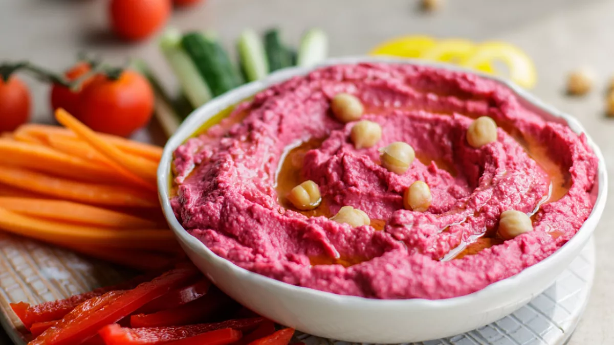 hummus barbabietola