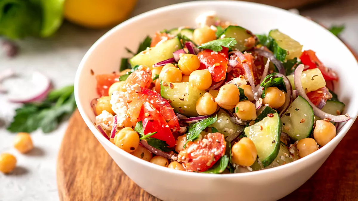 insalata di ceci estiva