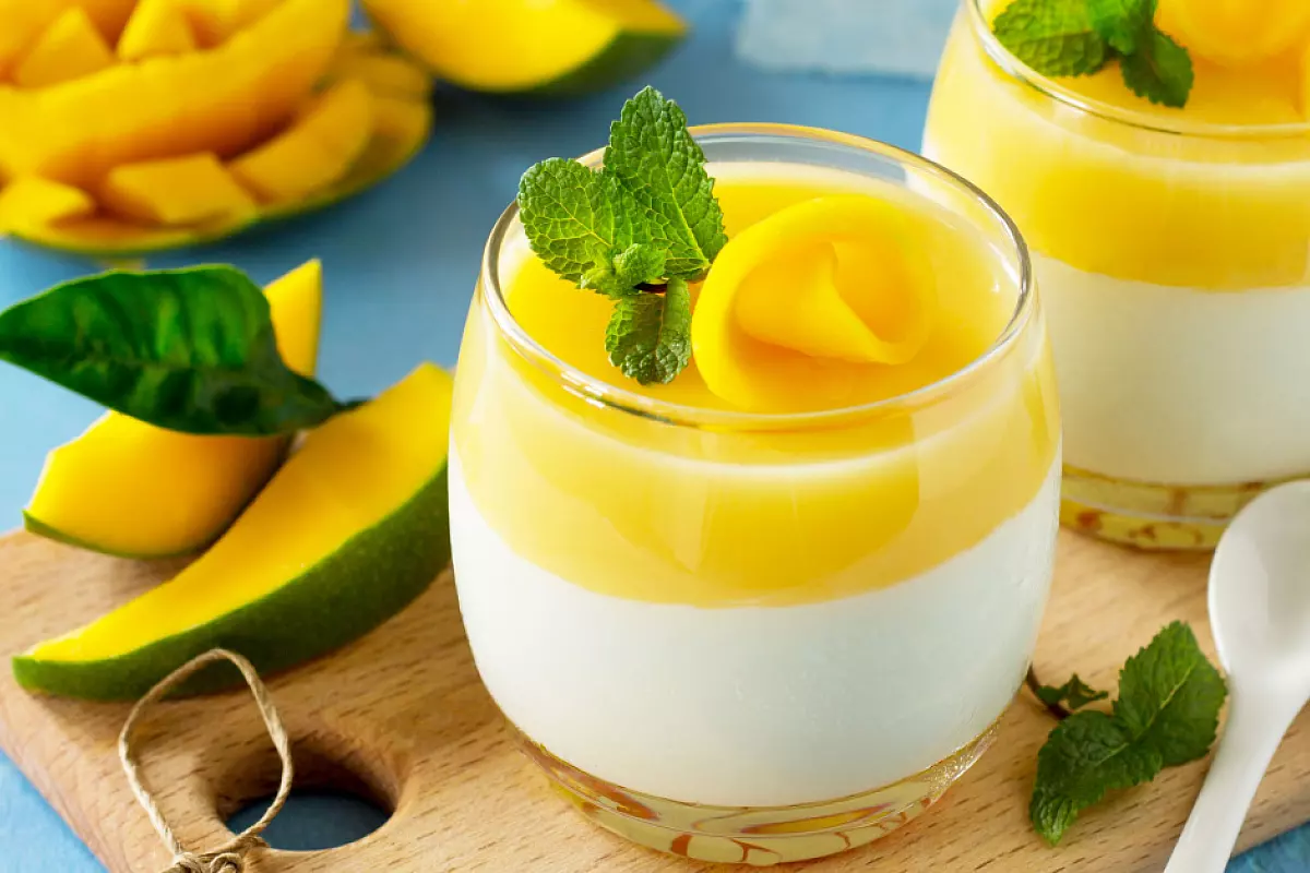 panna cotta alla frutta