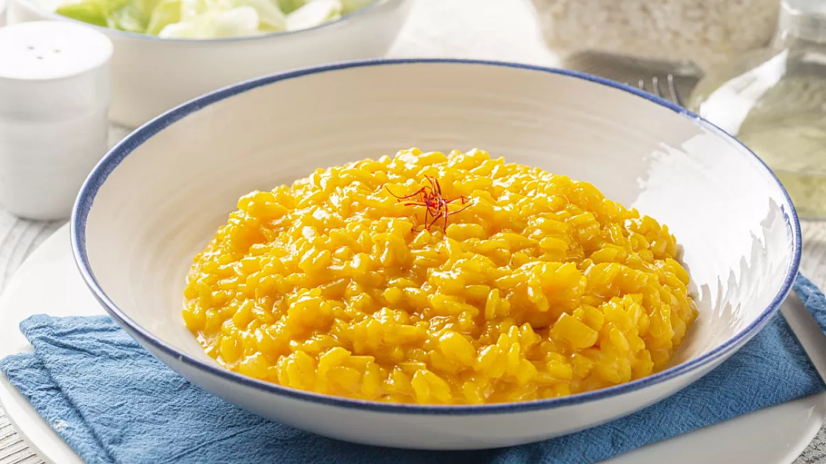 risotto zafferano e stracchino