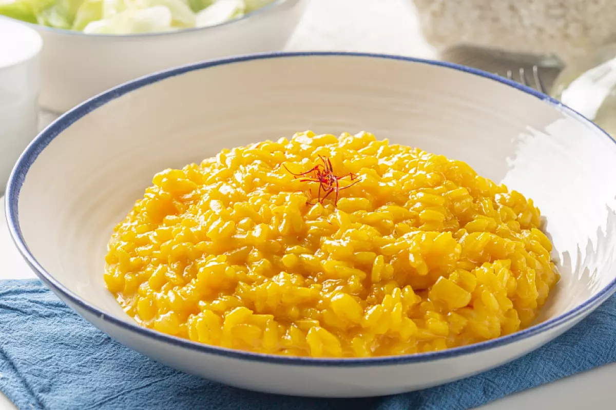 risotto zafferano e stracchino