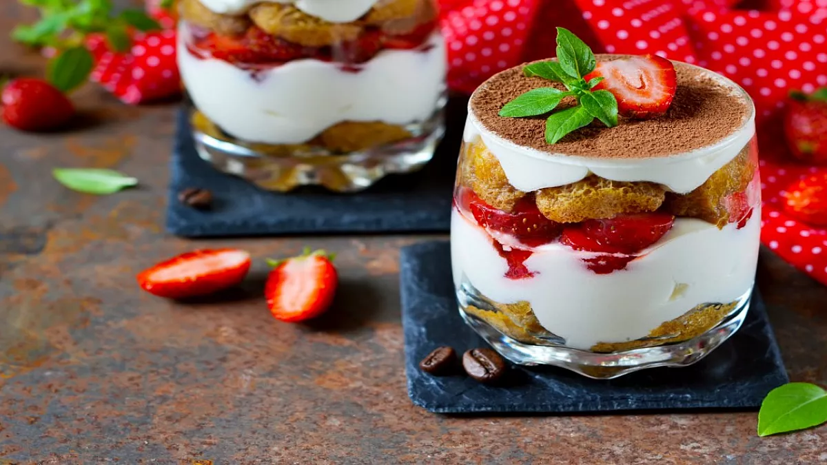 Tiramisù alle fragole