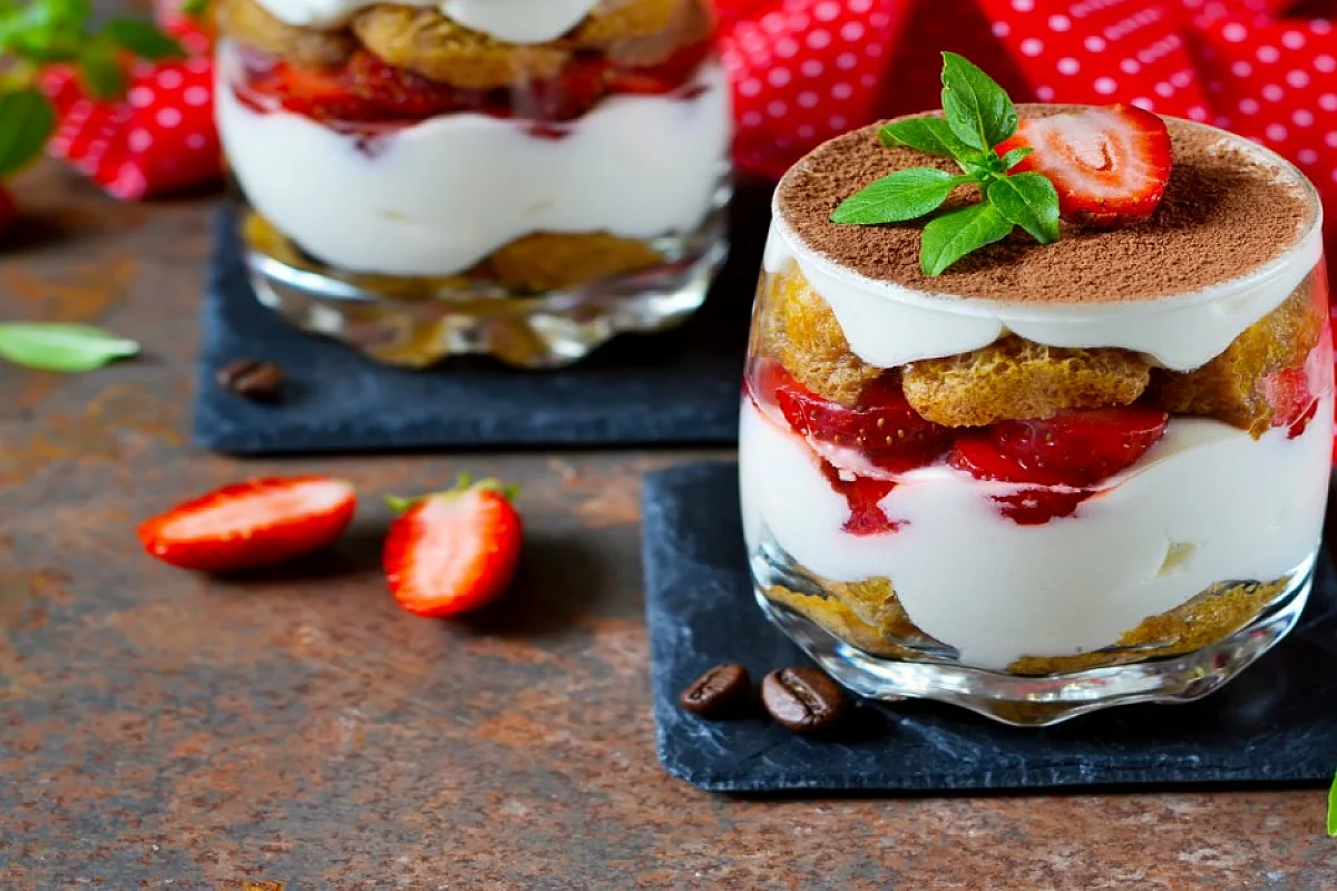 Tiramisù alle fragole