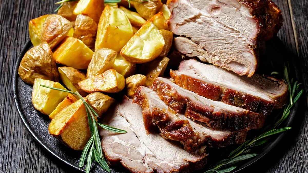 Arrosto di maiale con patate