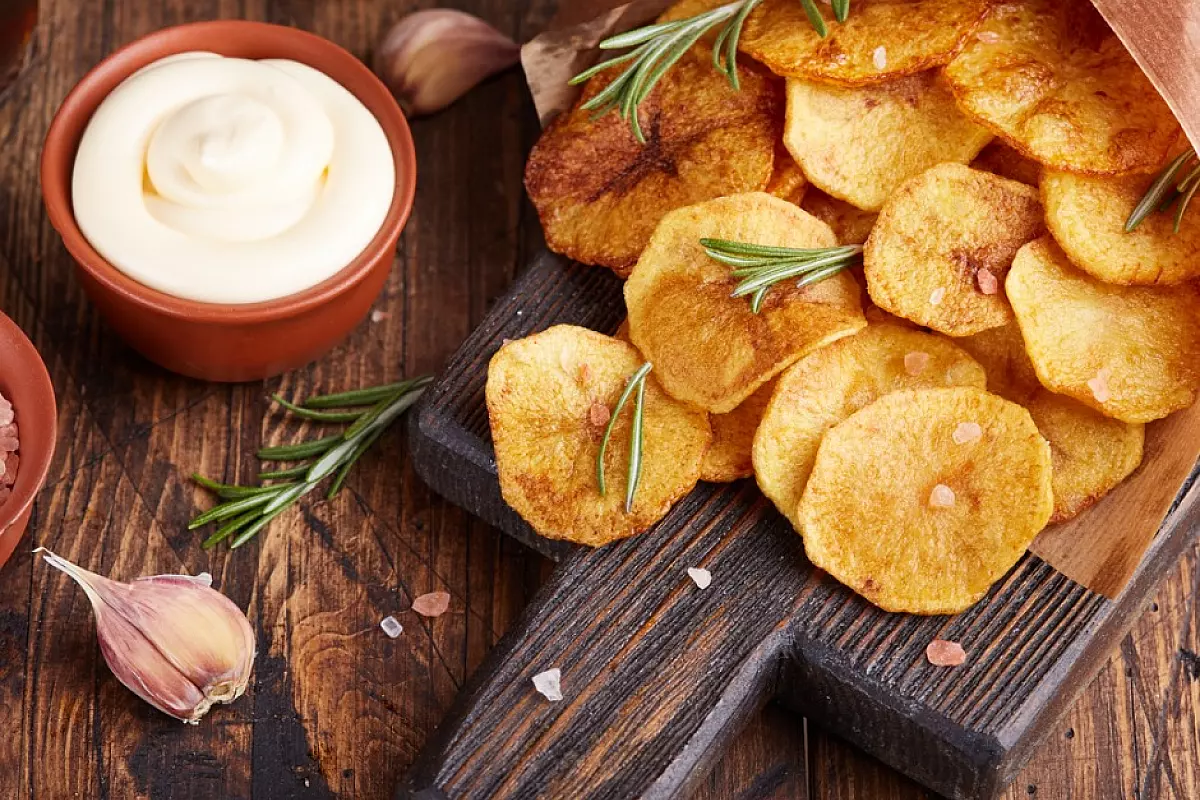 chips patate al forno
