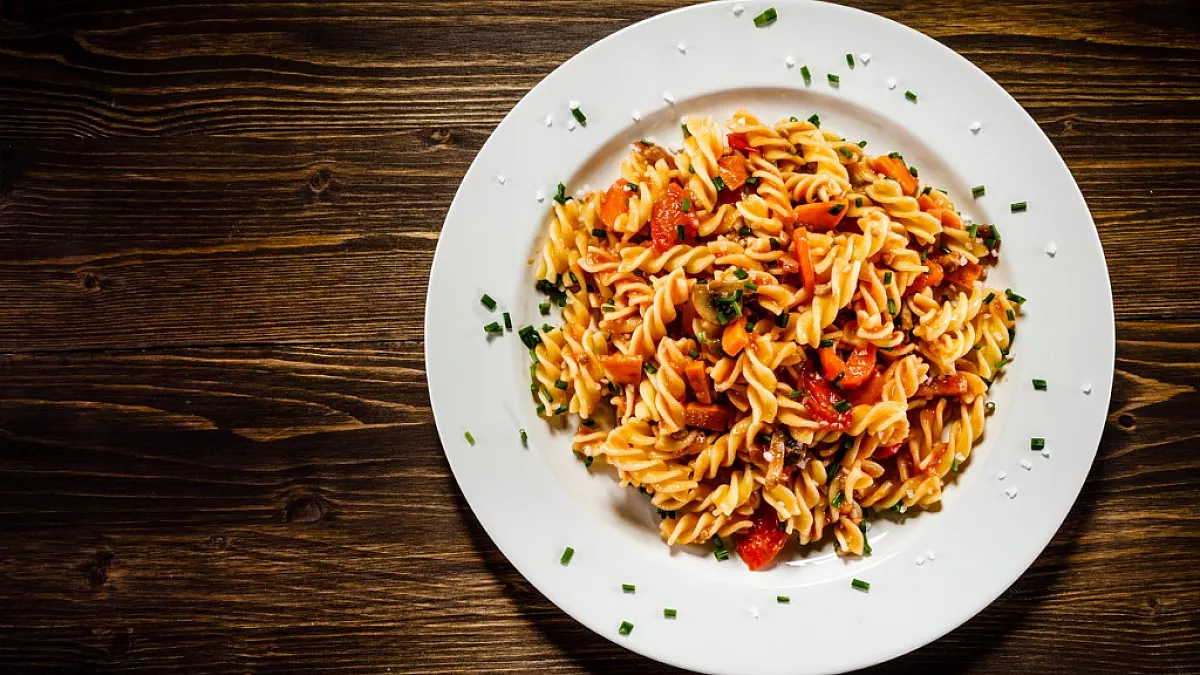 pasta crema peperoni
