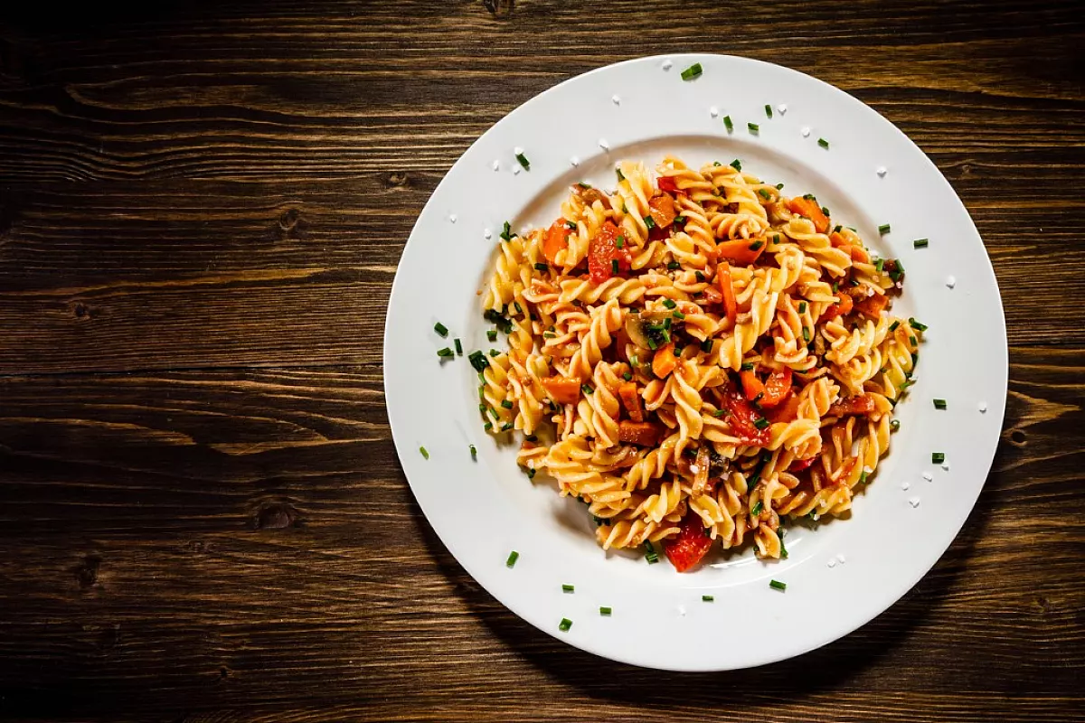 pasta crema peperoni
