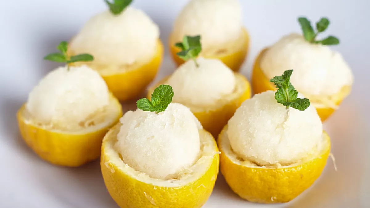 sorbetto al limone