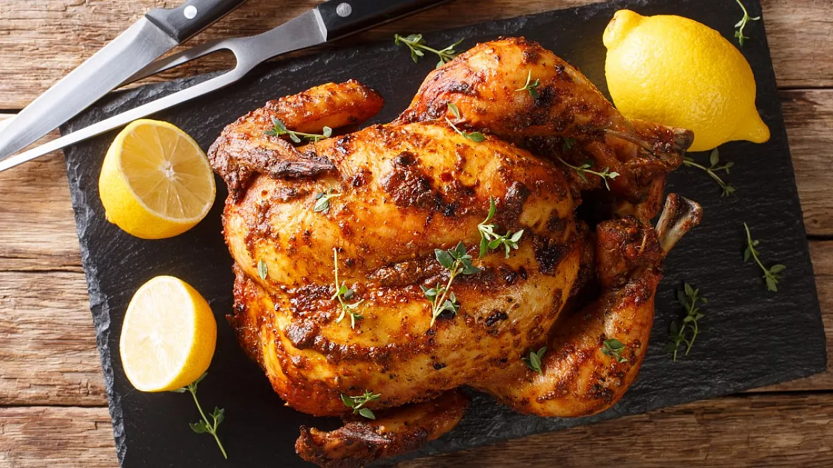 Pollo allo spiedo toscano
