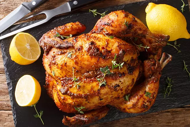 Pollo allo spiedo toscano