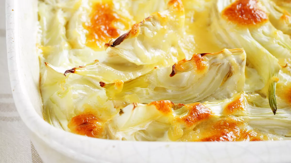 finocchi con besciamella gratinati