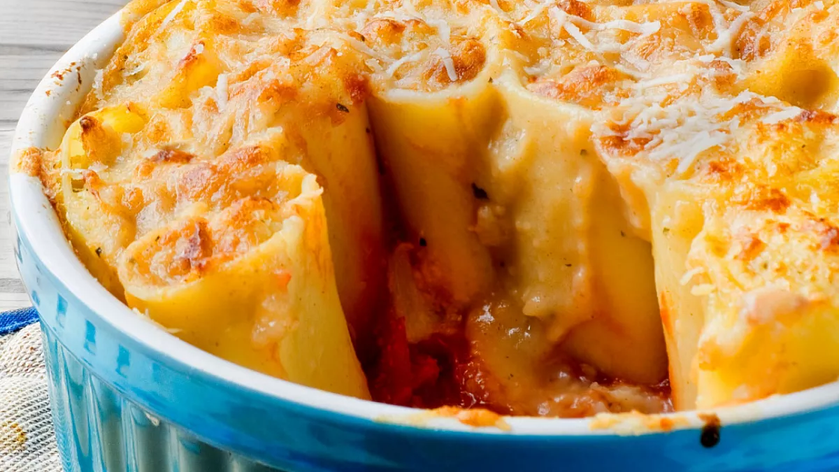paccheri di Gragnano gratinati