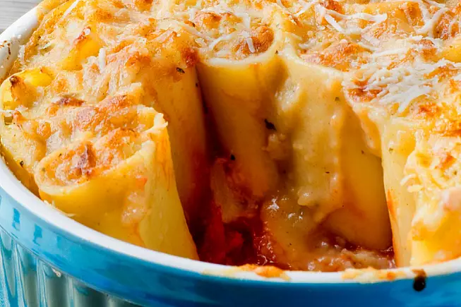 paccheri di Gragnano gratinati