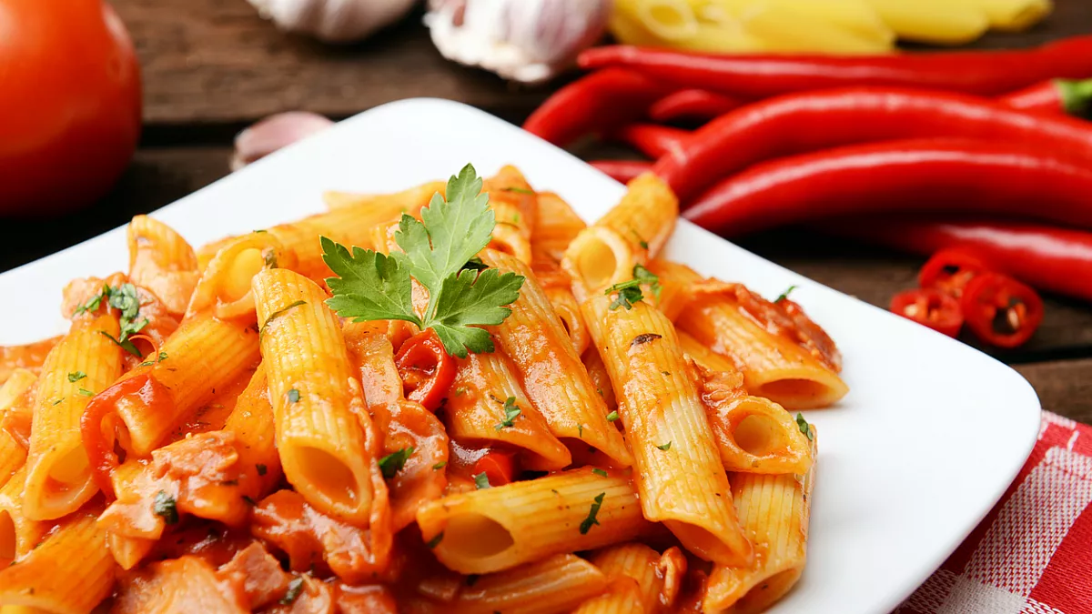 pasta crema peperoni