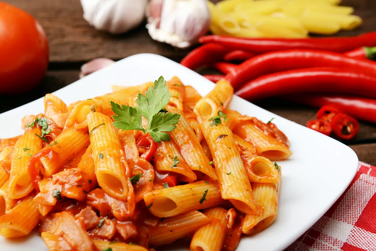 pasta crema peperoni