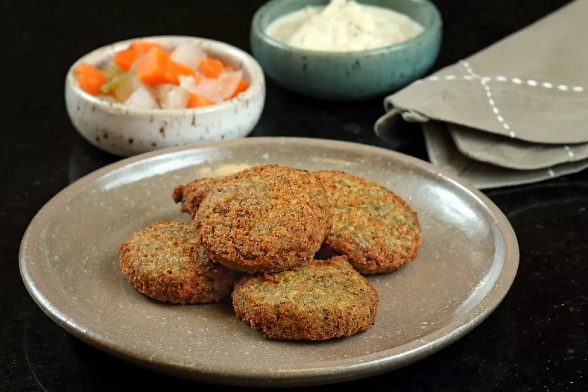 polpette ceci e finocchio