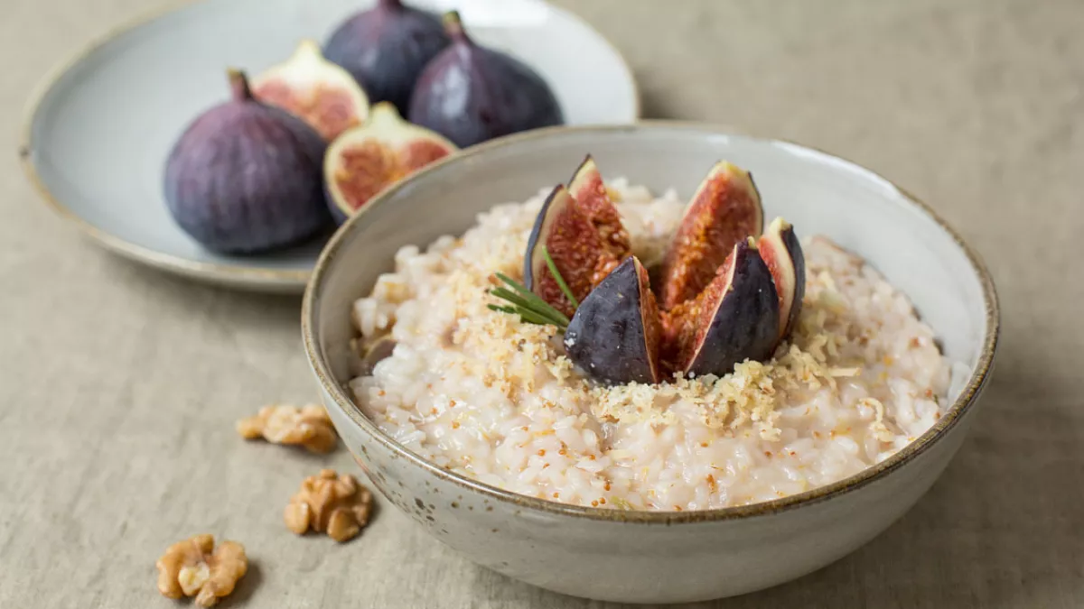 risotto ai fichi