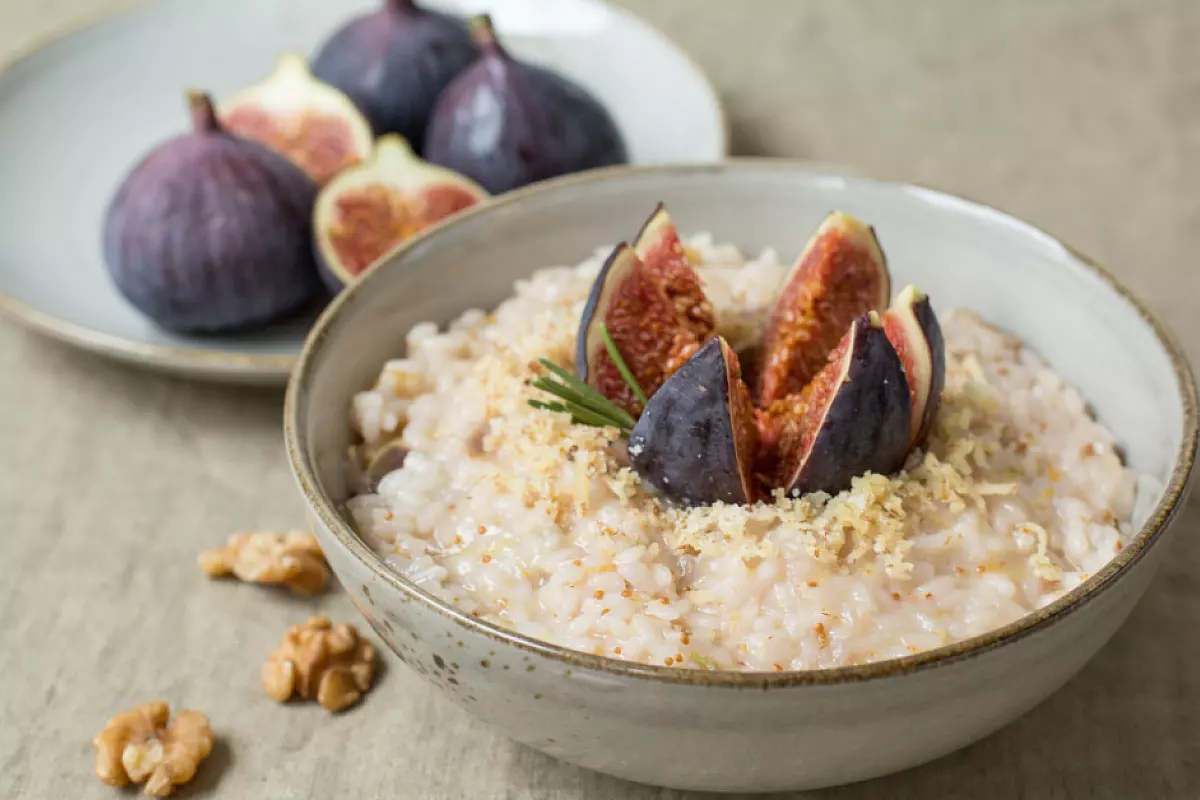 risotto ai fichi