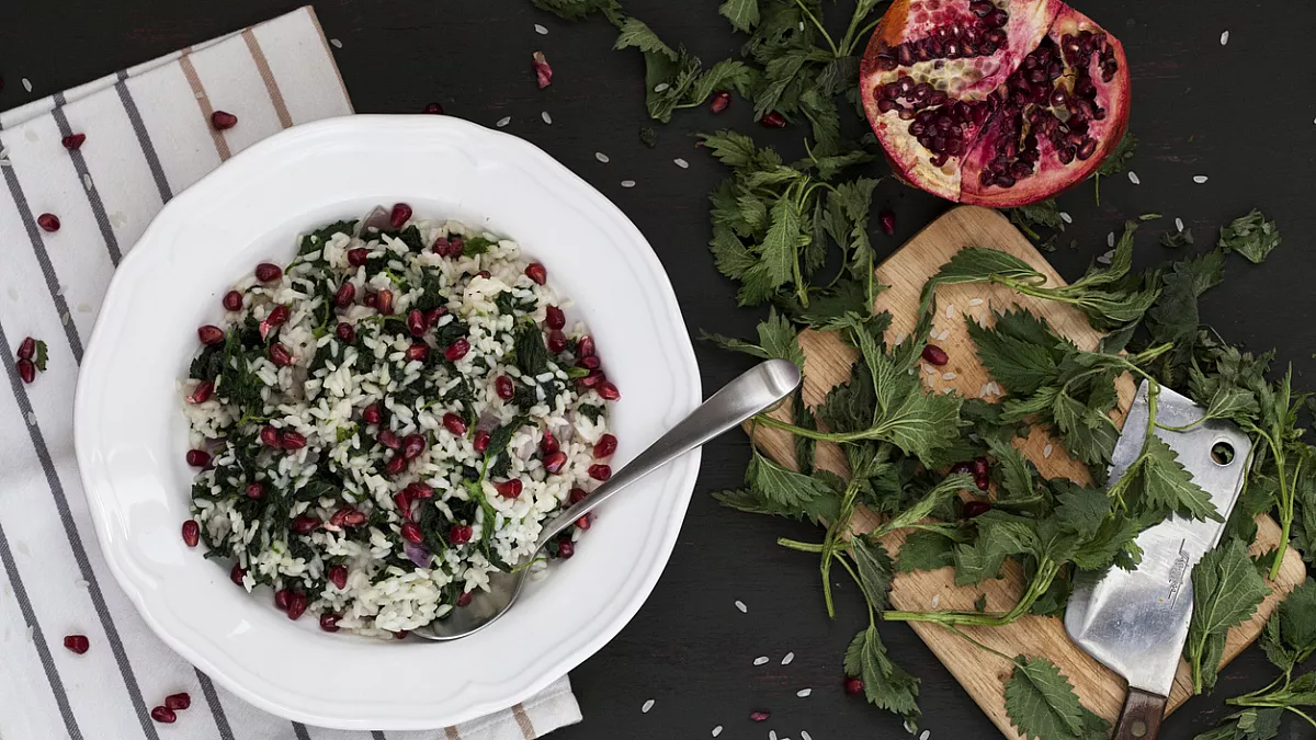 risotto alla melagrana