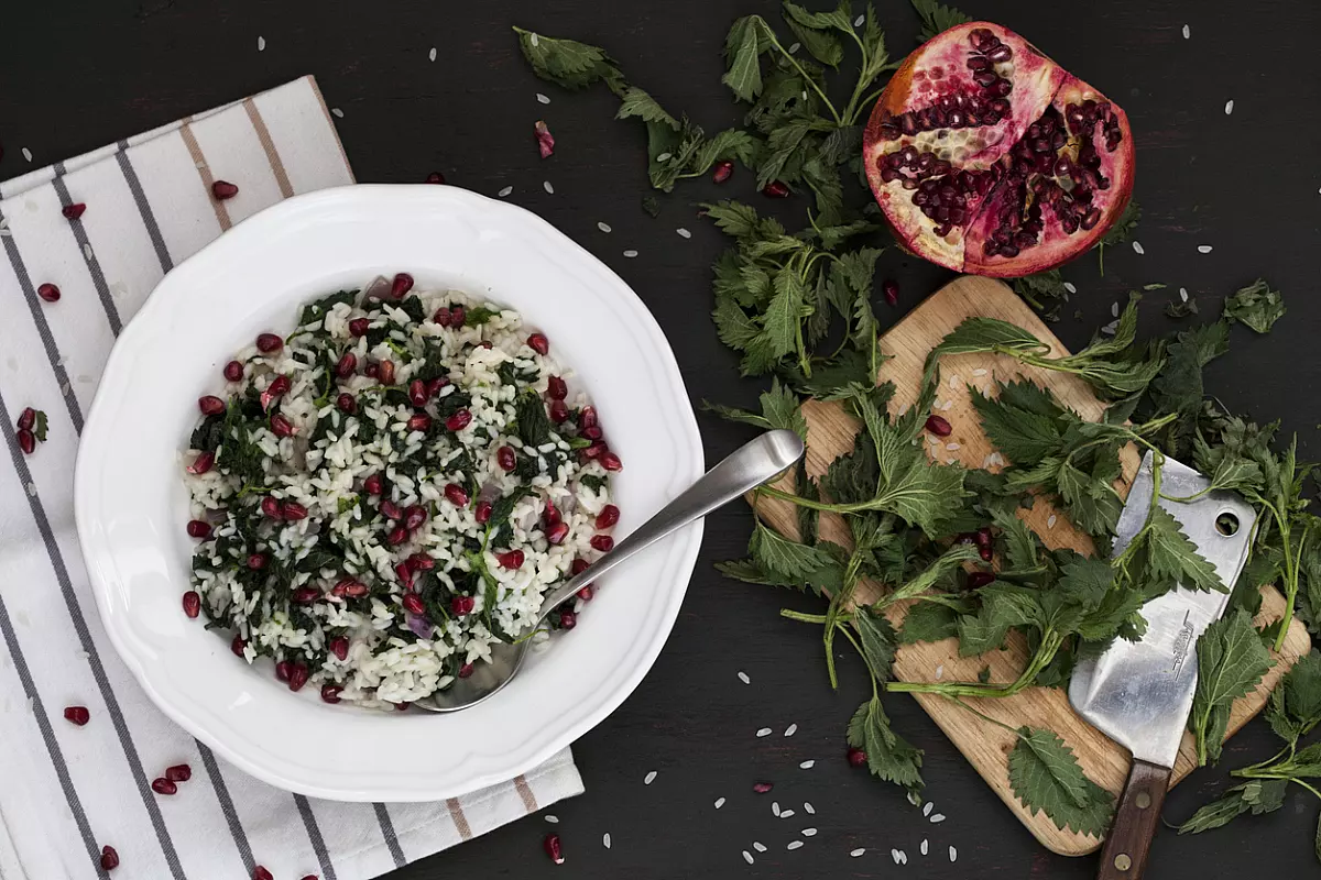 risotto alla melagrana