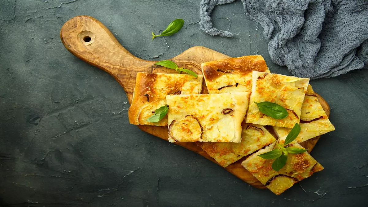 Torta di patate e cipolle
