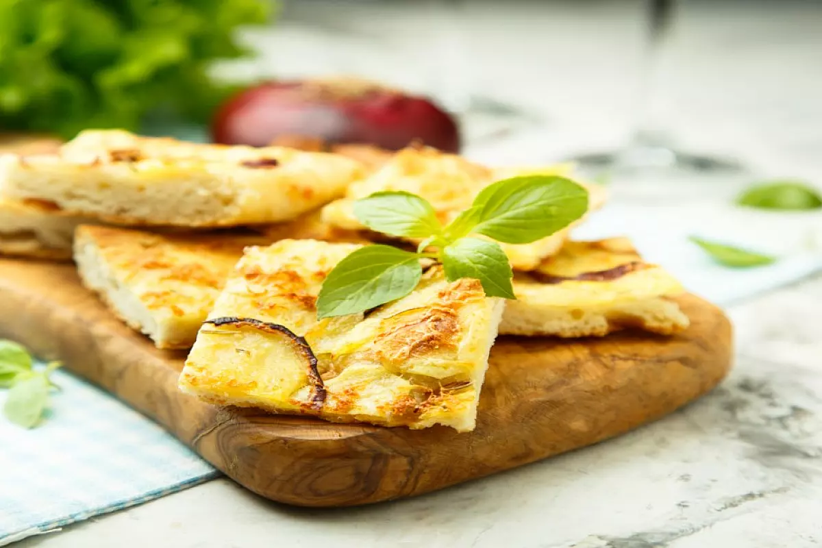 Torta di patate e cipolle