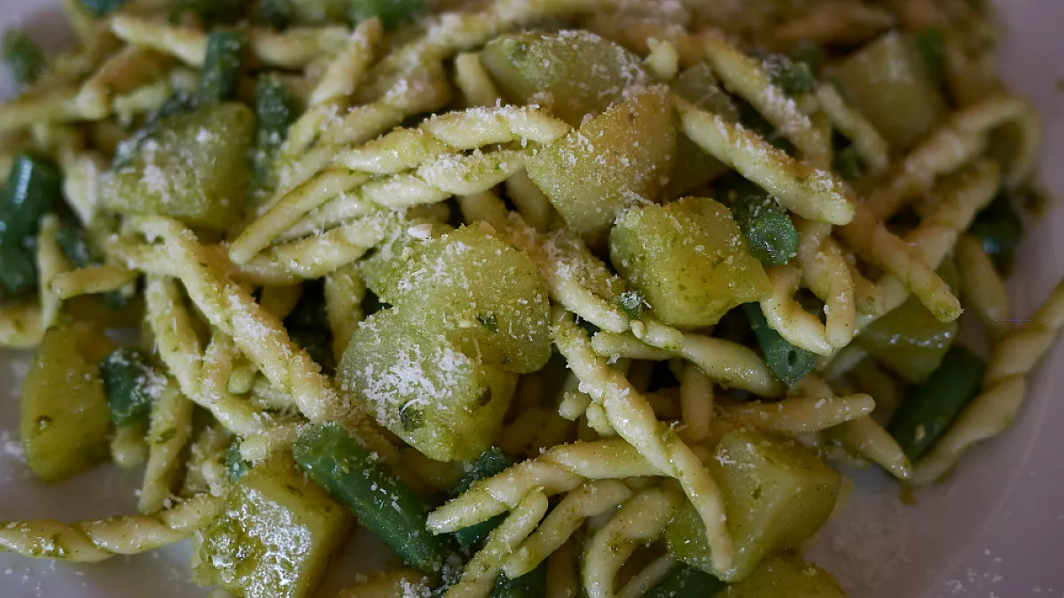 trofie pesto fagiolini patate