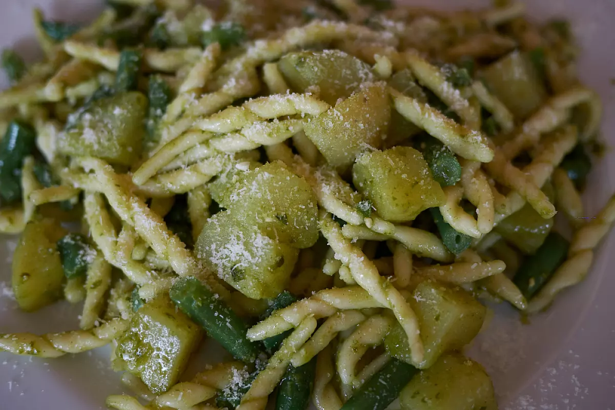 trofie pesto fagiolini patate