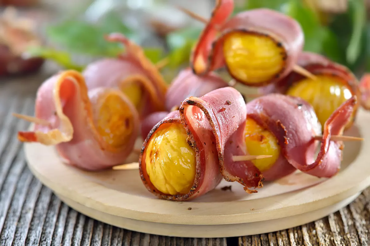 bocconcini castagne bacon