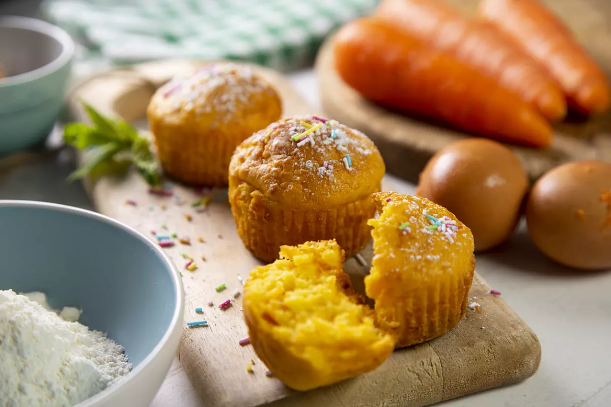 muffin carote 
