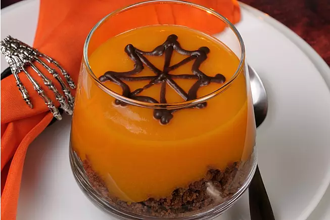 tiramisù di zucca e mandorle per Halloween