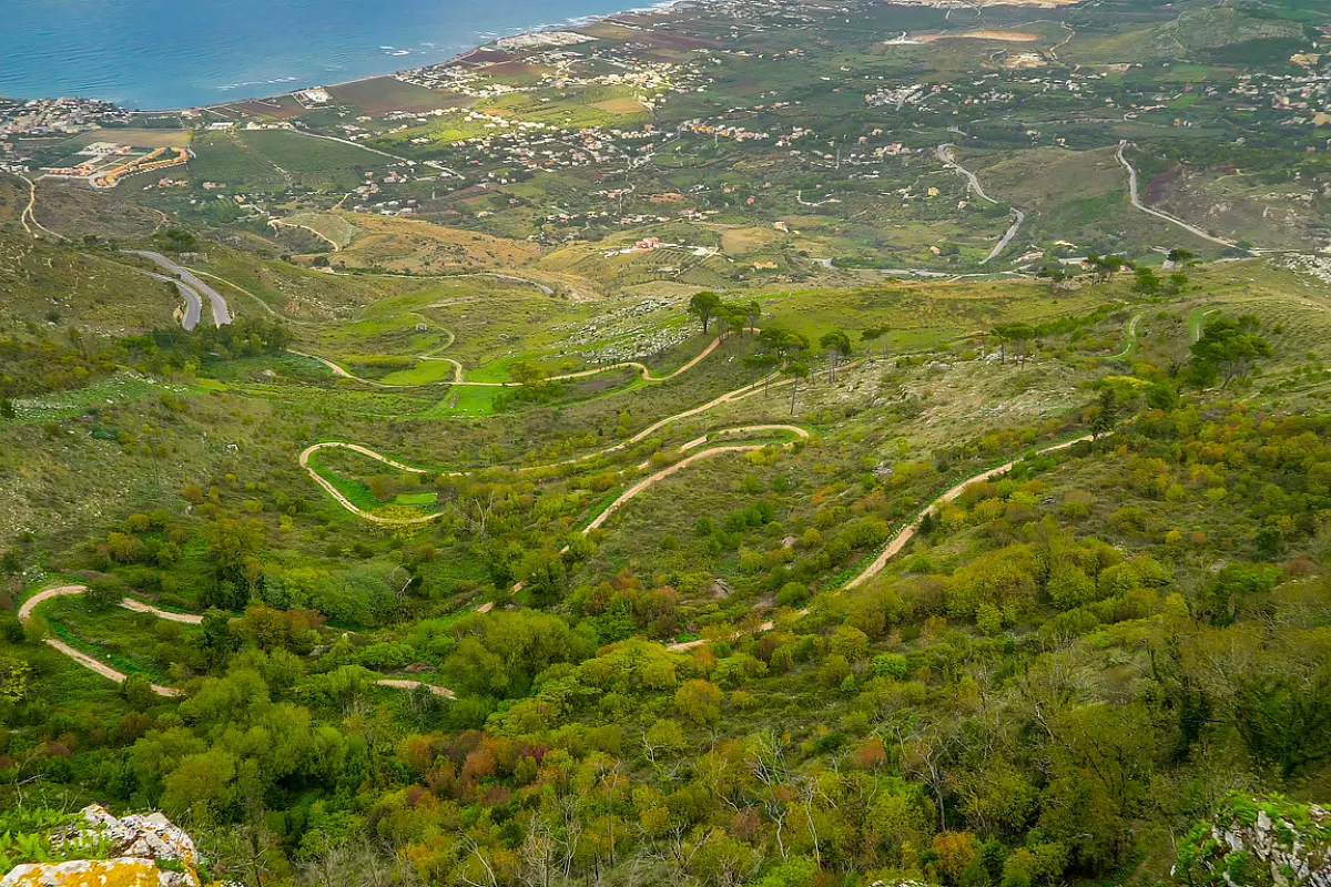 Erice strada del vino