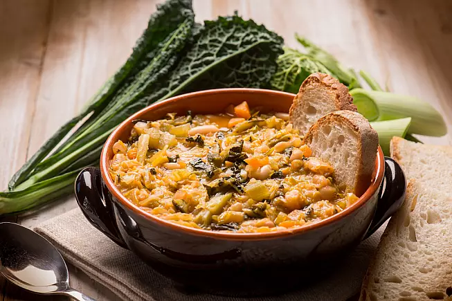 Ribollita,Traditional,Tuscany,Soup