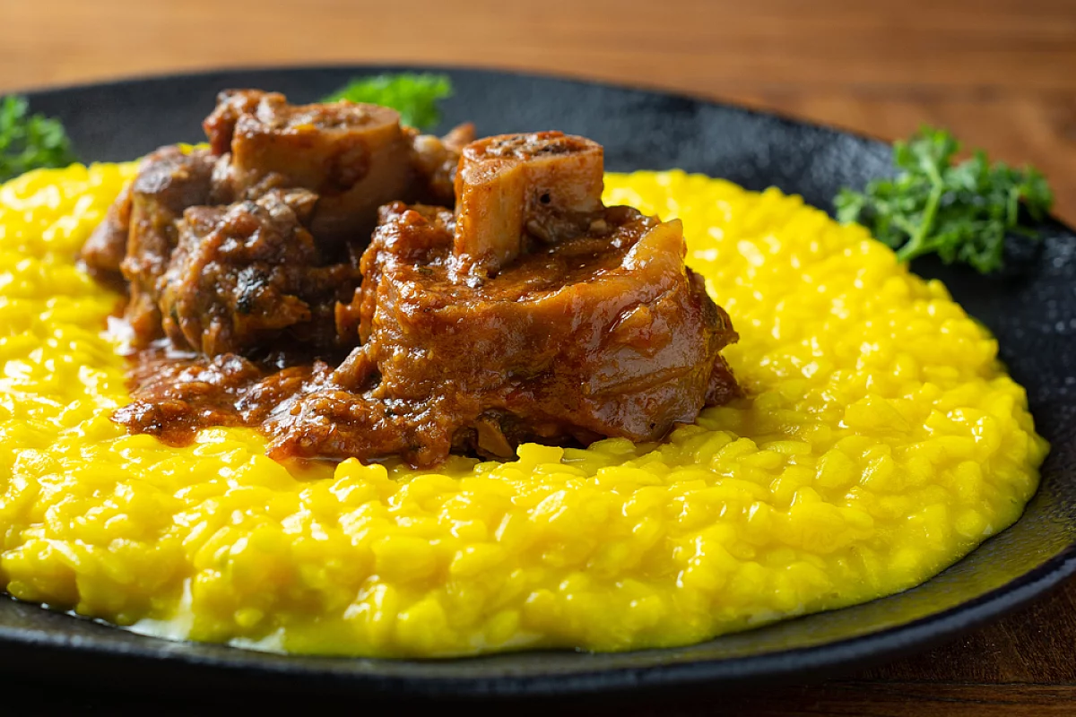 risotto con ossobuco alla milanese