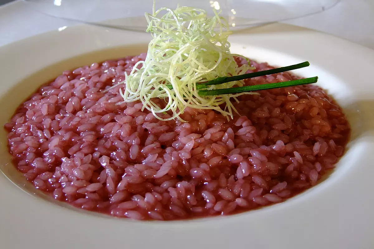 risotto al vino rosso