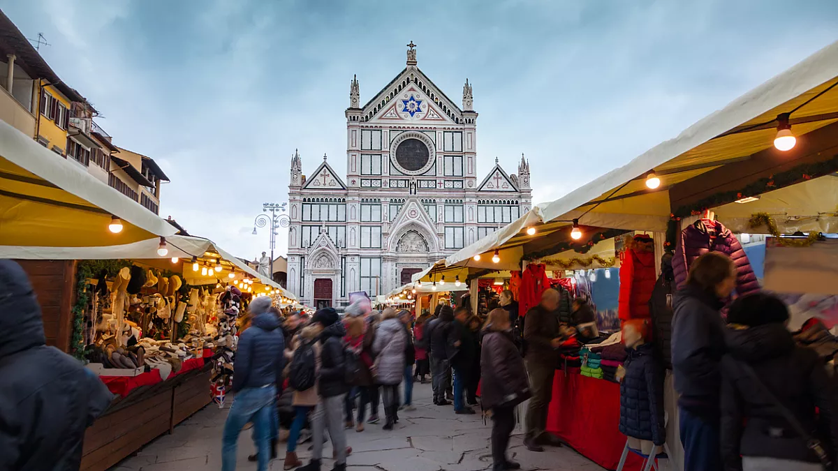 Christmas market in Florence