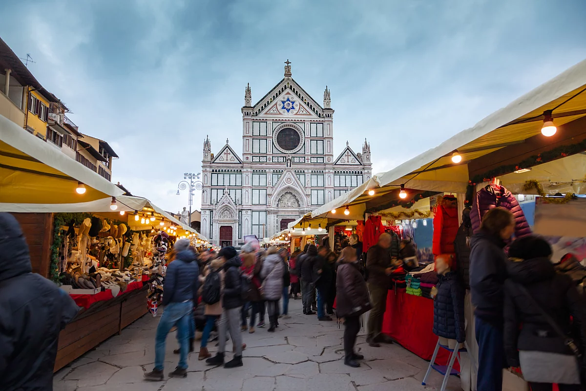 Christmas market in Florence