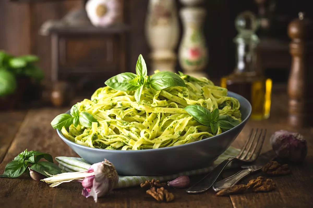 Pasta pesto 