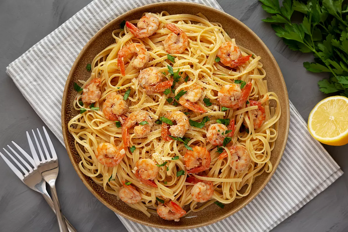 Linguine calamarett