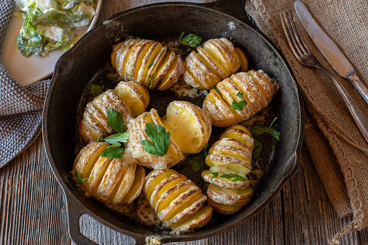 Patate Hasselback ricetta