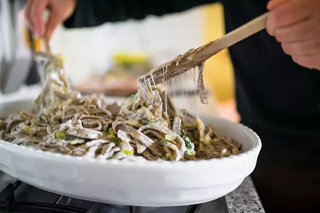 I pizzoccheri sono una specialità di Bormio e di tutta la Valtellina